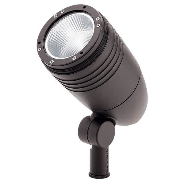 14.3 W 3000K Integrated LED Textured Architectural Bronze Die Cast Aluminum 33 Degrees Large C-Series Series Accent Light | KIC16216AZT30