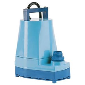 Submersible Pump, 1/6 hp 115 VAC 1000 gph Utility 5 Series