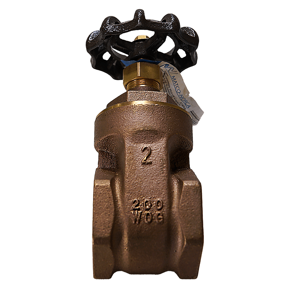 Matco Gate Valve Cast Brass 2" Threaded Bonnet | 514T08