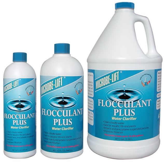 16 oz Light Blue Flocculant Plus Water Clarifier | MICFPLUS16