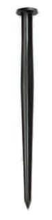 Black Poly End Stake | MXJMSBE14E