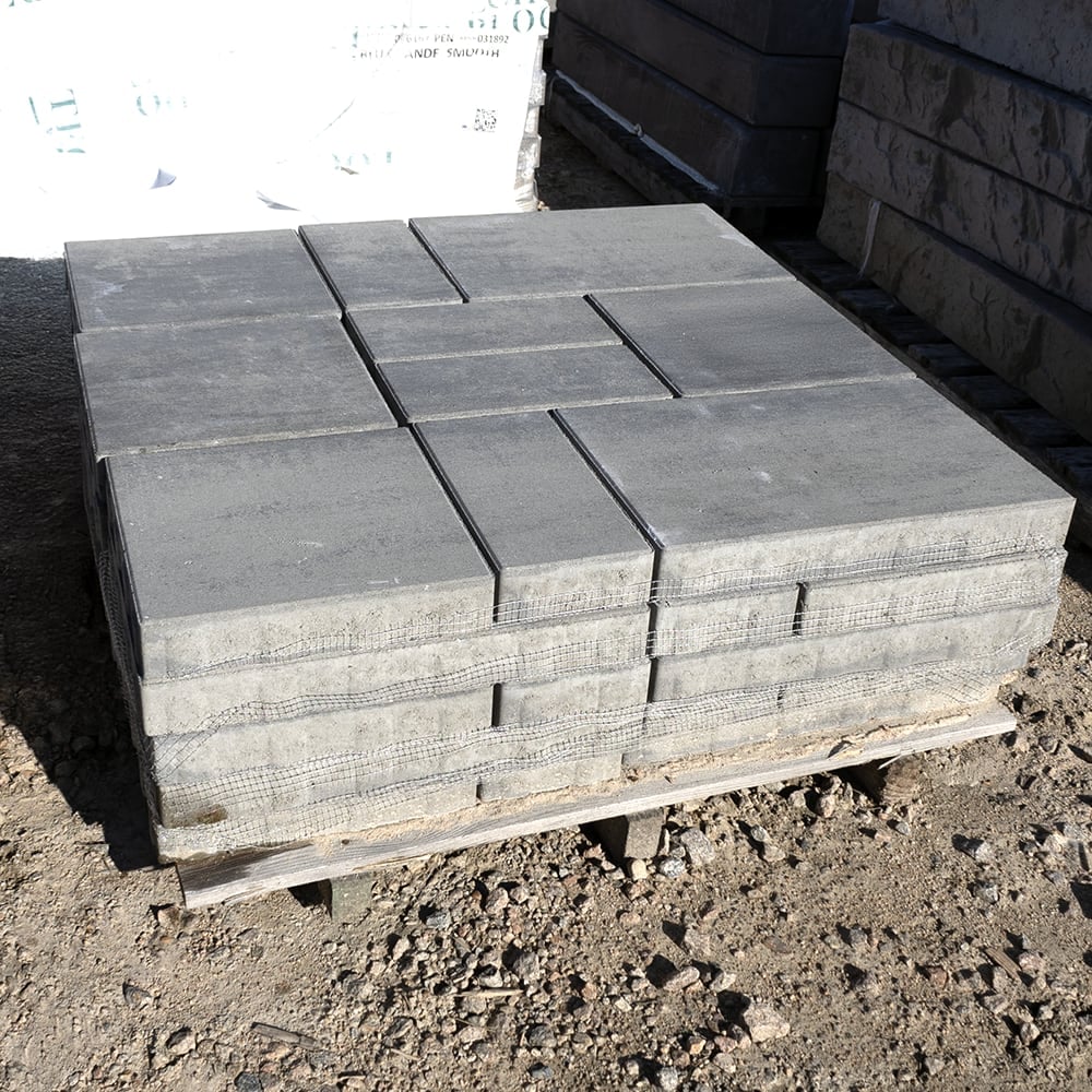 Techo-Bloc Blu 60mm HD² Smooth Patio Slab, Shale Grey, 3-Piece | 5499
