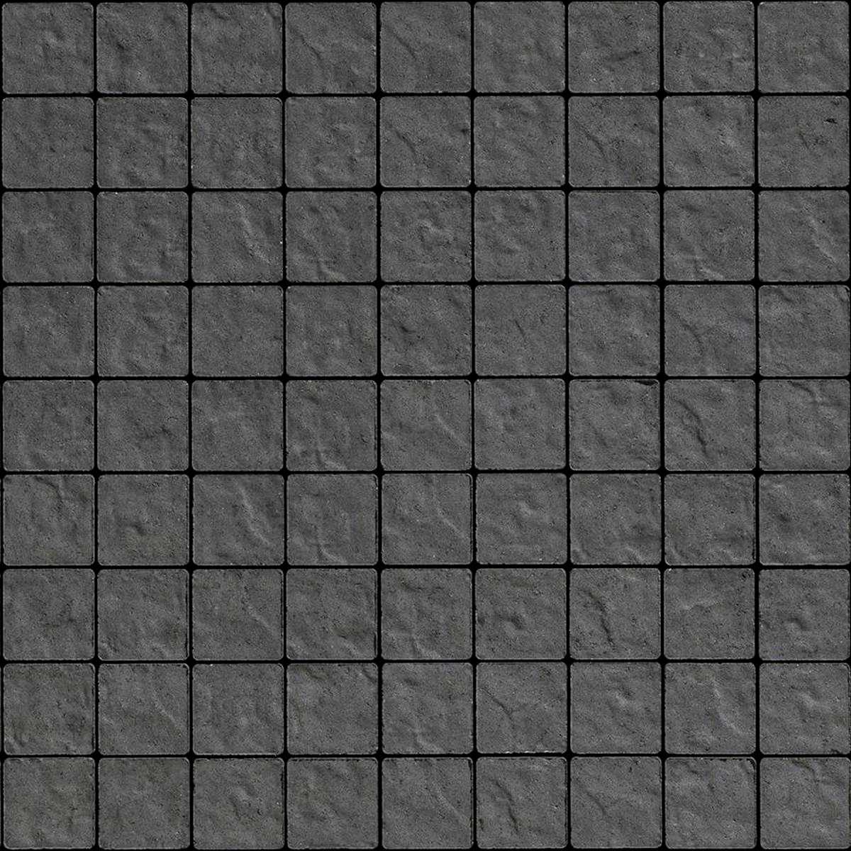 Techo-Bloc Squadra Paver, 3-1/4" x 3-1/4" x 2-3/8", Onyx Black |005659