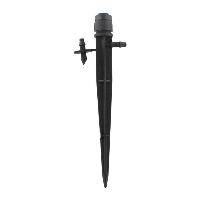 1/4" Barb Black 7.5 to 19.5 gph Plastic Fan Spray Adjustable Emitter | TMPEZSFAN