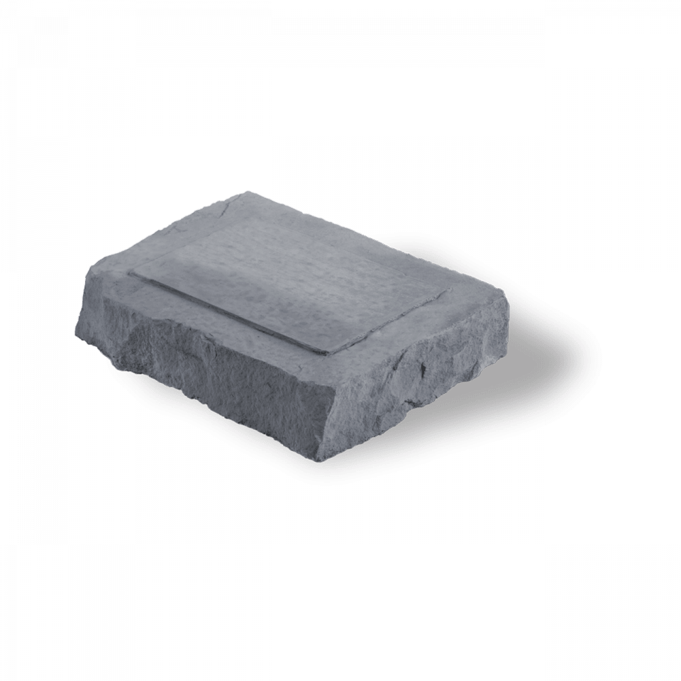 17-3/4" x 2-1/4" x 9-7/8" Coastal Slate 2-Piece Rivercrest Wall Corner Bundle Unit | UNP3310CU0282507