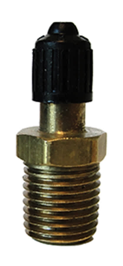 Schrader Air Valve, 1/4" Lead-Free Brass SN-NL Series For Reciprocating and Submersible Pumps Light Spring