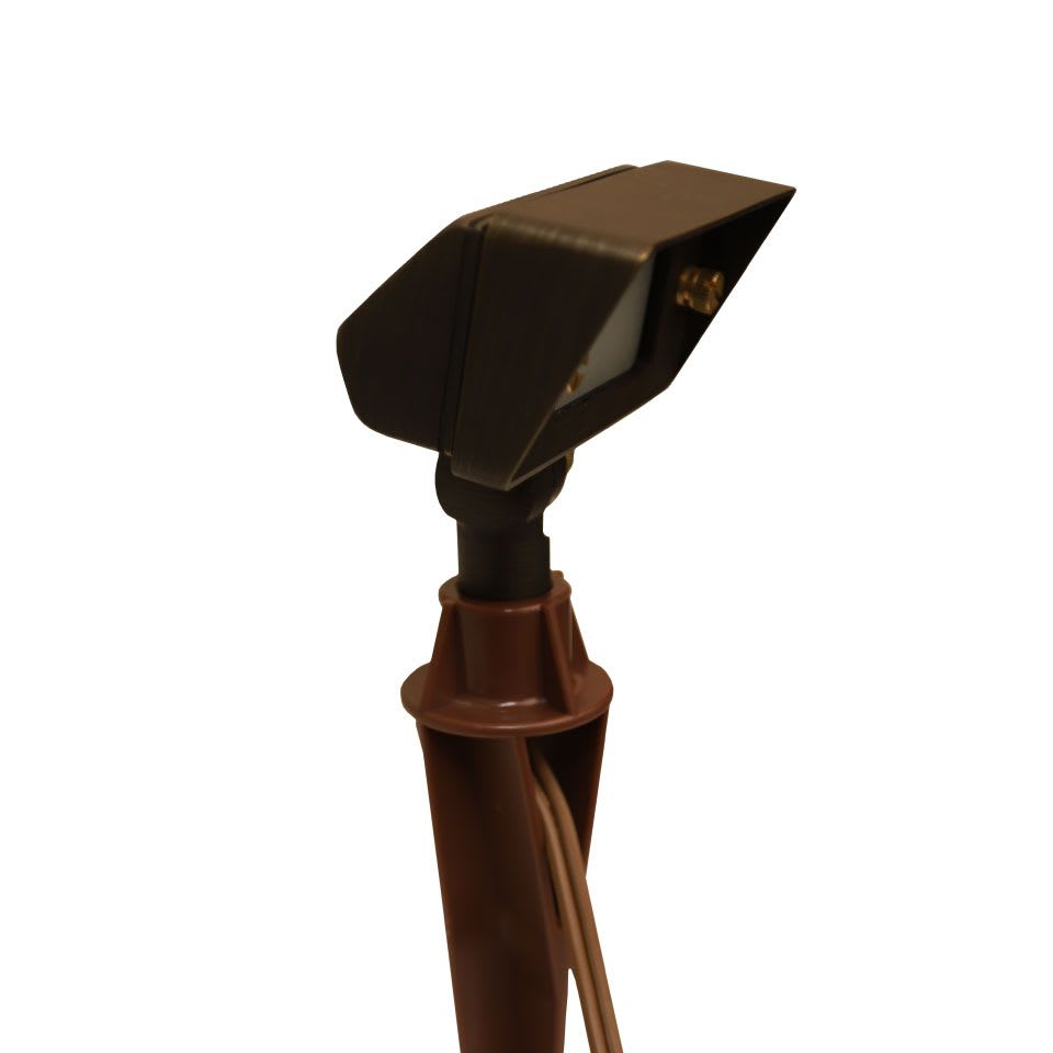 Mini Flood Wash Light, Bi-Pin G4 LED Aged Brass Solid Brass