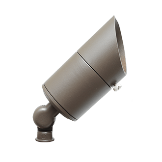 Up Light, 10 W 25° Beam 3000K Integrated LED Powder Coated Dark Bronze Cast Aluminum