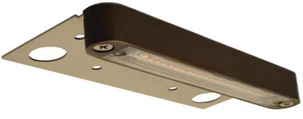 Hardscape Light, 4 W 2700K Integrated LED Weathered Brass
