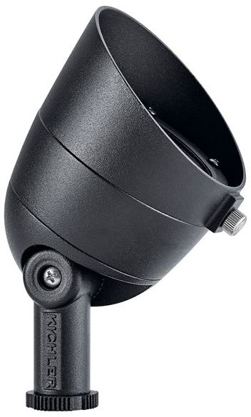 Accent Light, 3.5 W 10° Narrow Spot Beam 2700K Integrated LED Textured Black Aluminum High Lumen