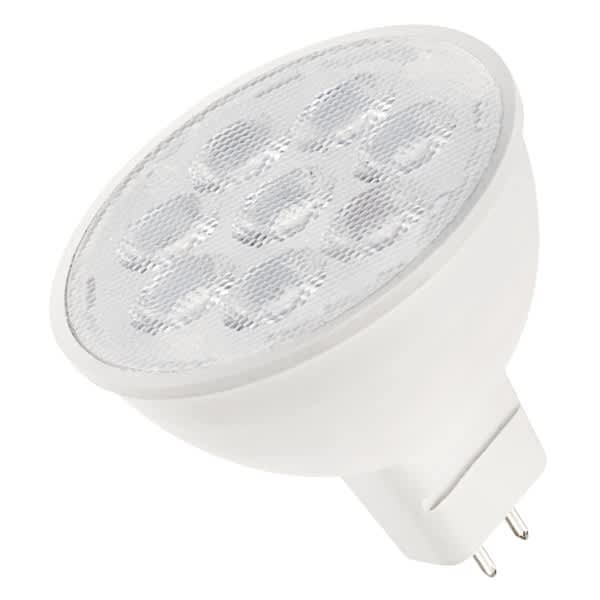 Lamp, 7 W Bi-Pin MR-16 550 Lumens 2700K LED 35° Flood White Contractor Series