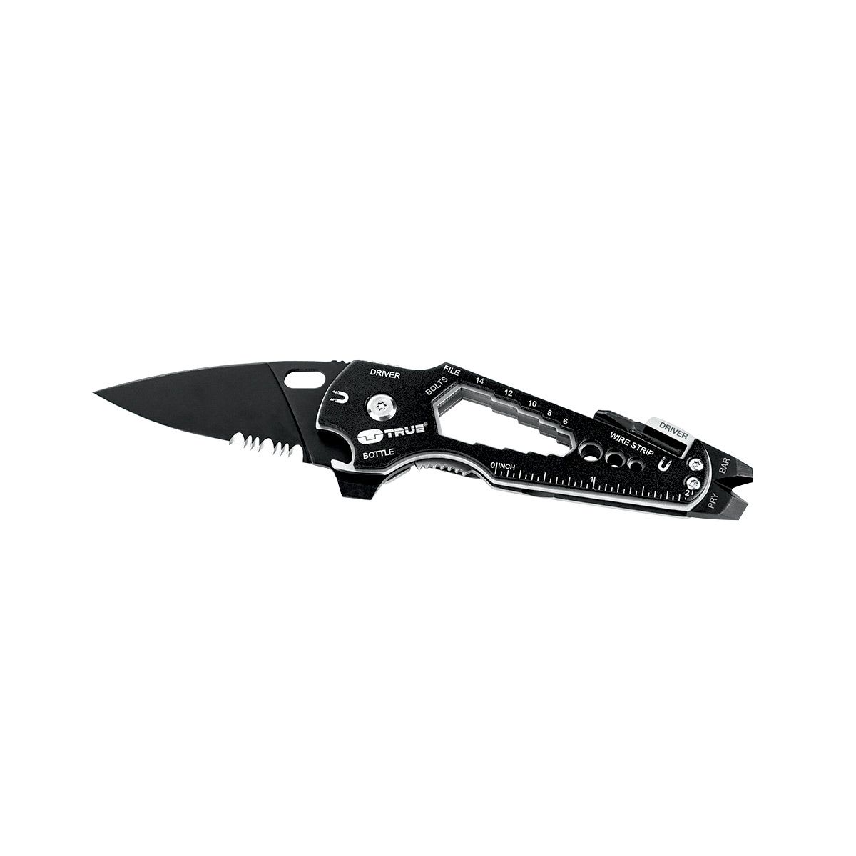 Smart Knife, 1.75" W X 4.375" Close X 6.875" L Open X 0.5" D 420 Stainless Steel Anodized Aluminum | TU6869