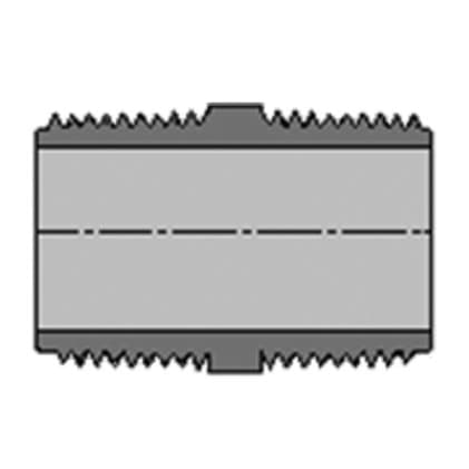 Sch 80 PVC Nipple 1" x 2" Plain End | 884-020P