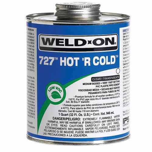 Ips PVC Cement 727 Gallon 10840 Hot Or Cold | 10840