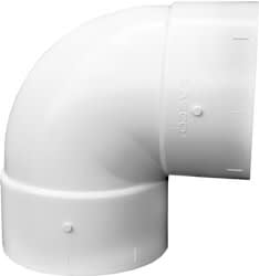 Sch 40 PVC Elbow 12" Slip x Slip 90 Degrees | 406120