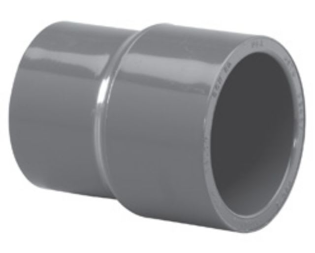 4" x 2" PVC RED COUP SOC Sch 80 829-420
