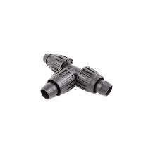 Tee, 3/4"Socket x Spigot Black 800 Series