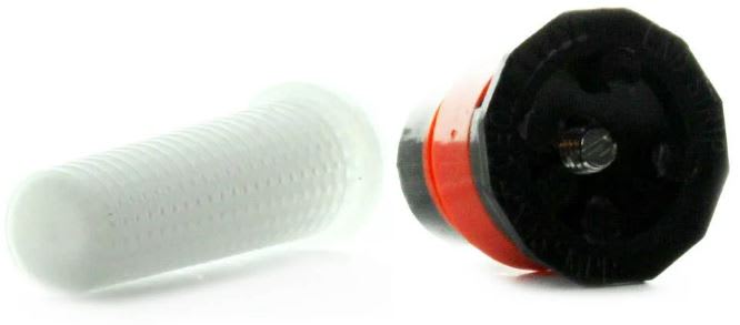 Spray Nozzle, 4' x 15' End Strip Male Threaded 1.44 gpm Black/Orange MPR Plus/4EST with Screen