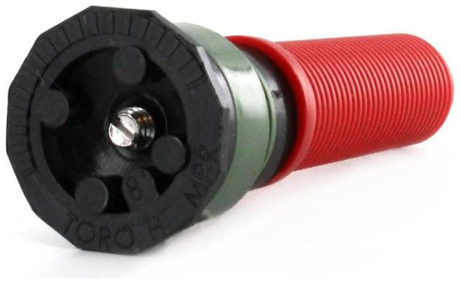Spray Nozzle, 8' 180° Half Circle Male Threaded 0.05 - 4.58 gpm Plastic Green MPR+ with Screen