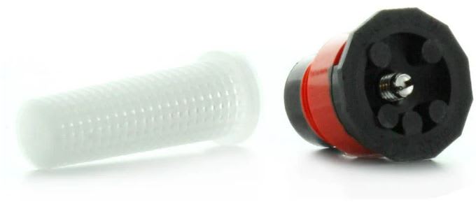 Spray Nozzle, 9' x 18' Side Strip Male Threaded 1.43 gpm Black/Orange MPR Plus/9SST with Screen