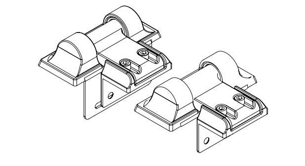 VF Black Standard Duty Gate Hinge | VLA73014252