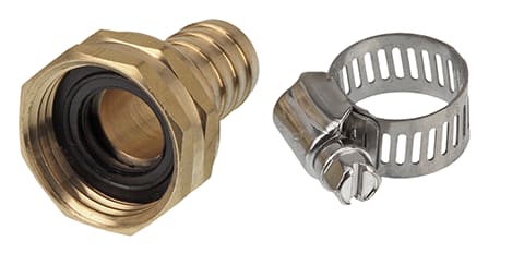 Hose Repair Fitting, 5/8" Female Brass BHR-F | BHR-58F