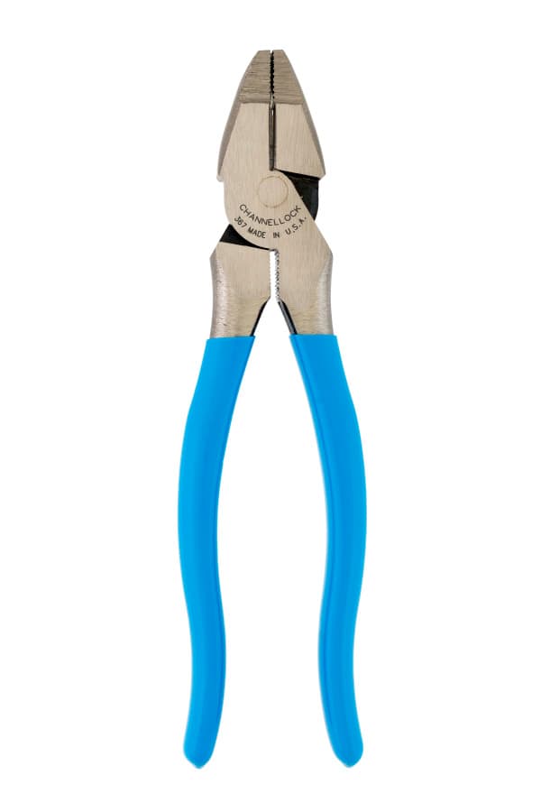 7.49" X 1.28" 2.01" Handle Span Round Nose Linemen'S Plier, Forged High Carbon U.S. Steel | 367