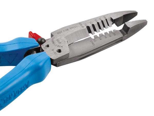 7.5" X 2.6" 1.89" Handle Span X 2.13". Jaw Capacity Forged Wire Stripper Plier, Forged High Carbon U.S. Steel | 968G