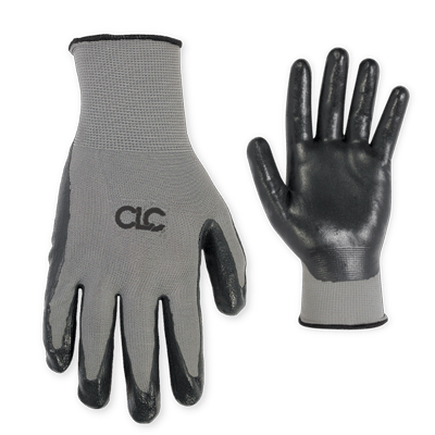 Gloves, Medium Nitrile Dip Palm Blackgripper | 1673M