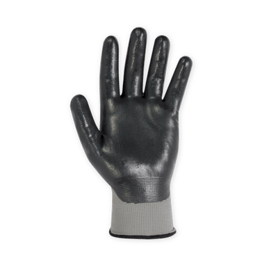 Gloves, X-Large Nylon Knit Shell Nitrile Dip Palm Blackgripper | 2033XL