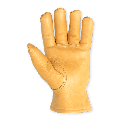 Gloves, Large Top Grain Deerskin Tanopen Cuff | 2063L