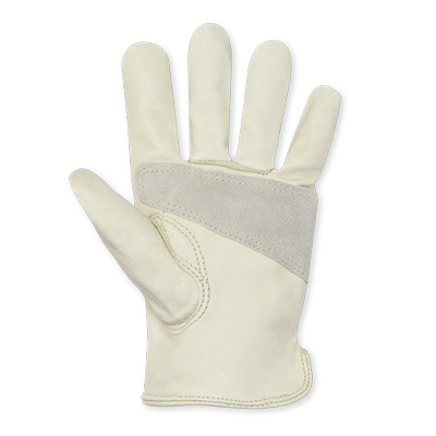 Gloves, Medium Top Grain Pigskin Suede Leather Palm Open Cuff | 2069M