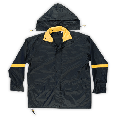 Rain Suit, 2X-Large Black Nylon | R1032X