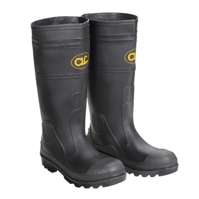 Rain Boot, 8 Black Pvc | R23008