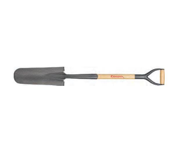 Steel 30" Closed-Back Drain Spadeash Wood Handle | SS 62010