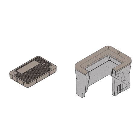 OldCastle Christy B9 Grate Cast Iron | CRSV971C