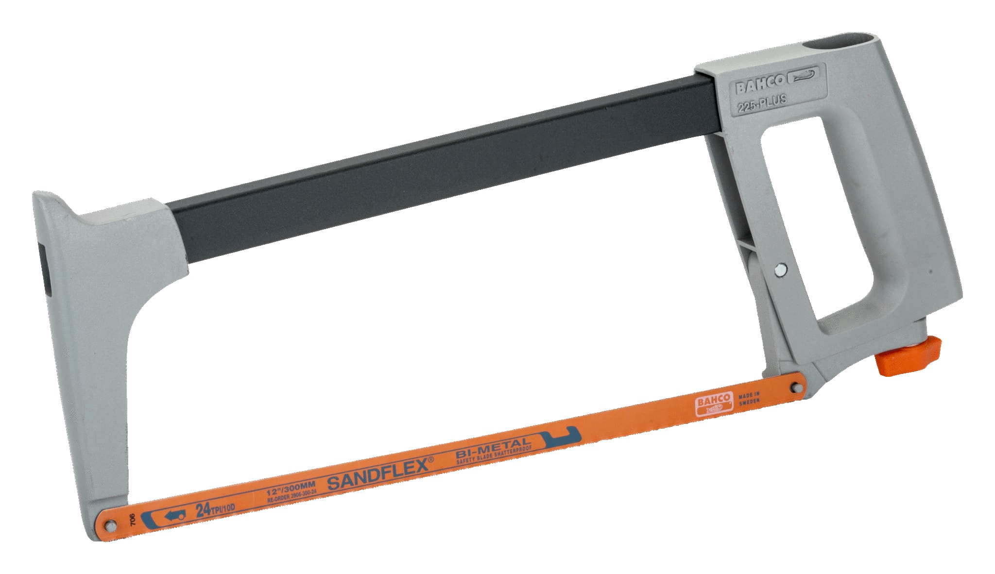 Hand Hacksaw Frame, (Lg) 12" Bi-Metal Blade, Aluminum Handle | 514599