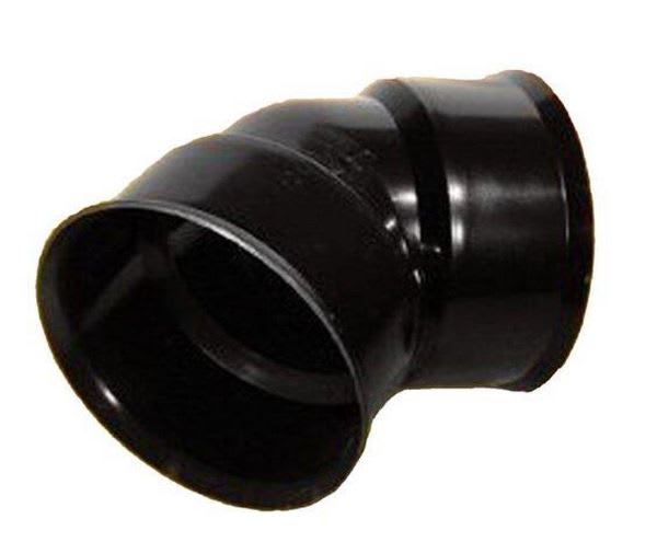 Elbow, 4" Bell x Bell HDPE Poly Water Tight, 45 Degrees | 0494WT