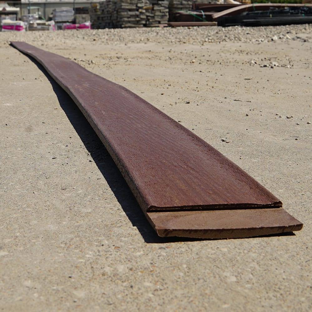 Plastic Landscape Edging, Redwood Benda Board 1" x 6" x 20' | 100036730