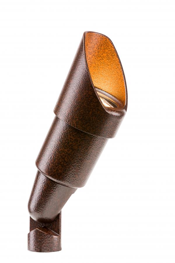 FX Rs Up Light No Lamp Long Shroud Aluminum Sedona Brown | RSNLLSSB