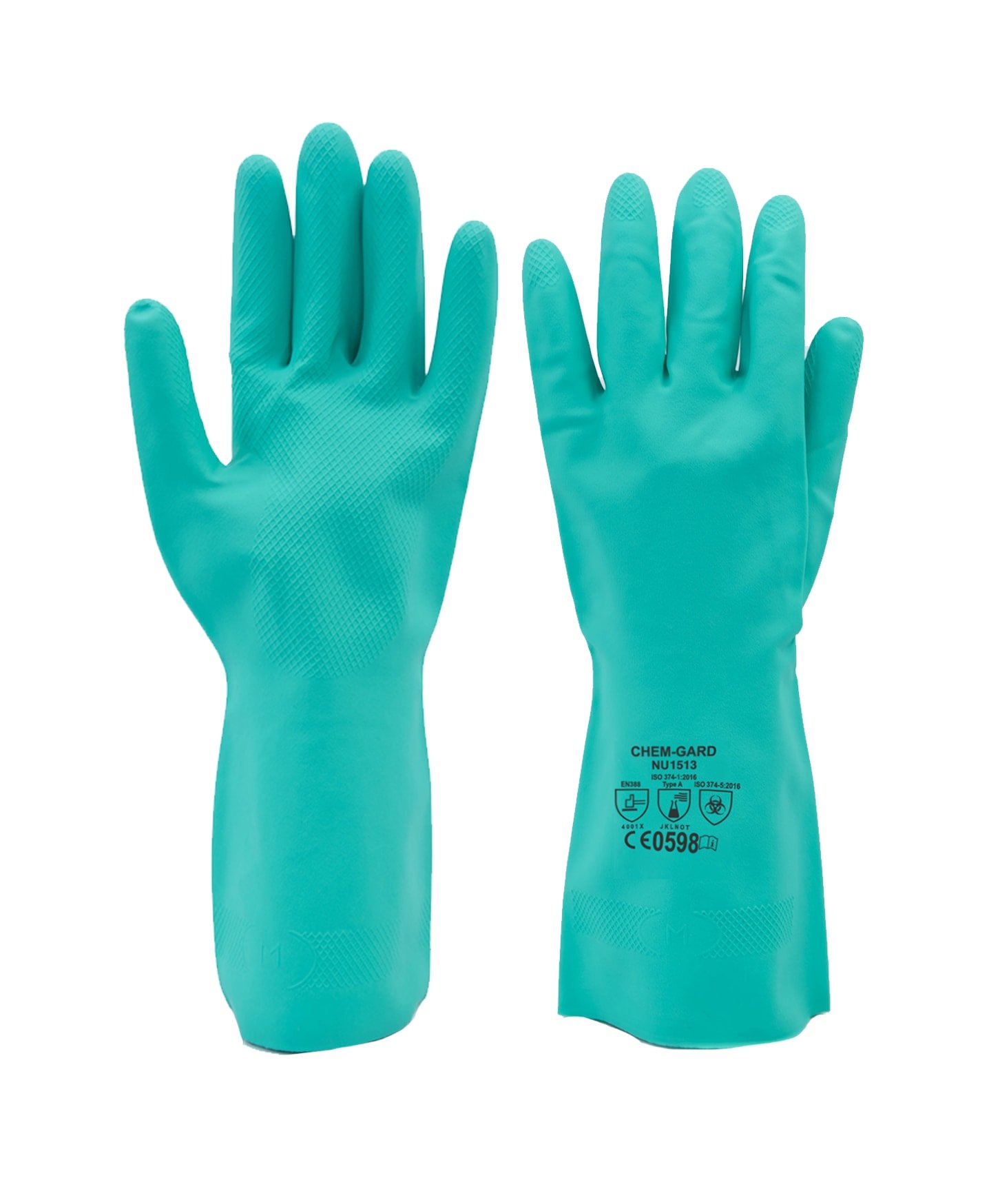 Gloves, X-Large Nitrile Greenstraight Cuff Patterned | NU1513XL