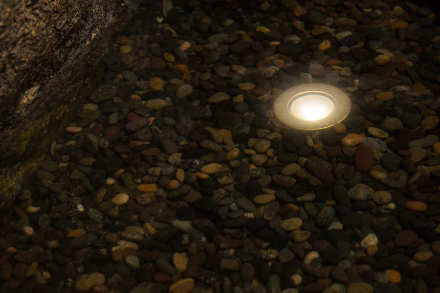 FX LP Horizontal Underwater Light Brass Housing Natural Brass 9.1W 2700K LED | LPZDCHZ30BS