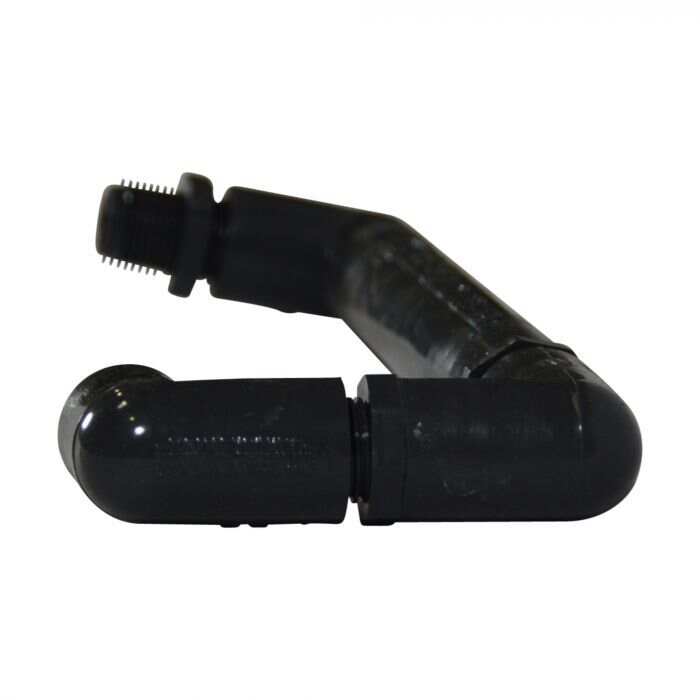 Sch 80 PVC Triple Swing 1/2" Male x Male Assembly, Gray | TSA-0500-TT