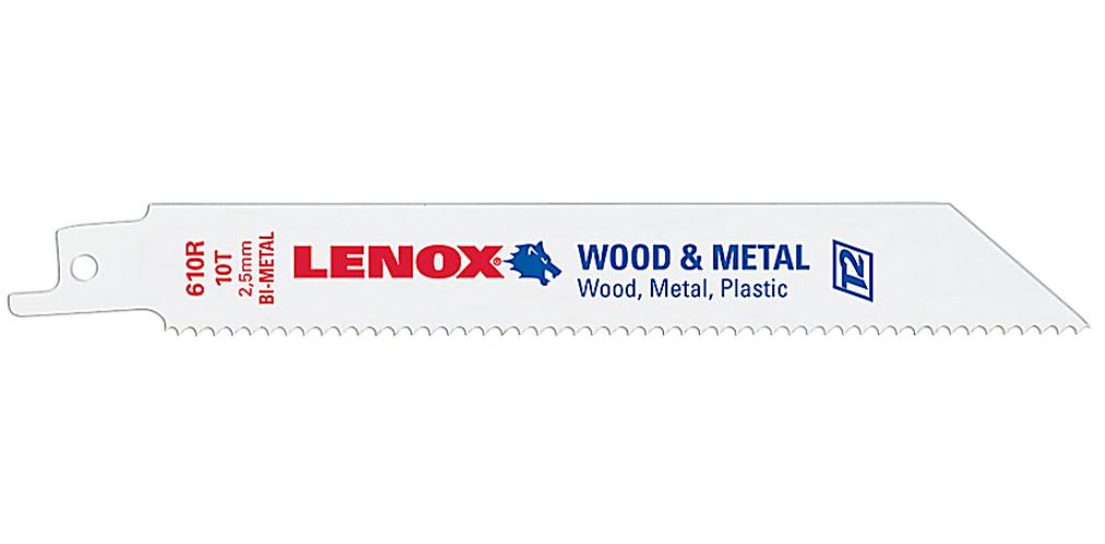 Reciprocating Saw Blade, 9" X 3/4" X 0.05" Bi-Metal | 20582956R