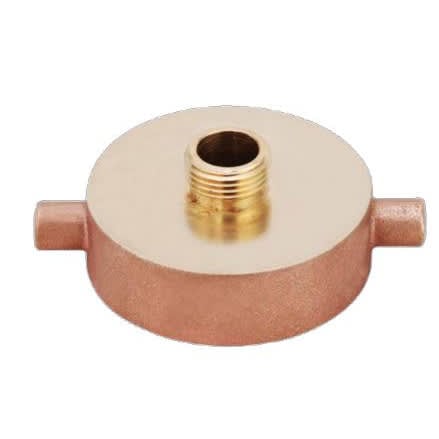 Fire Hydrant Adapter, 2-1/2" x 3/4" FNST x Hose Thread Brass | HYDF-0904GLF