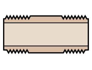 Sch 80 PVC Nipple 1/2" x 6" Tube UV Resistance | 882-060UV