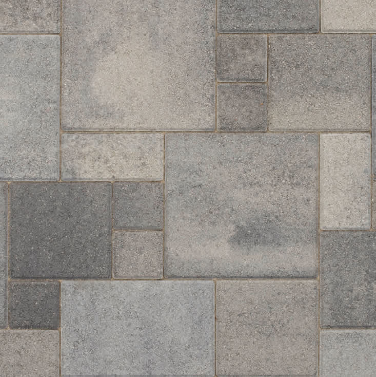 Villa Traditional Retaining Wall, 60 mm Manor 5-Piece, (4x 4, 4 x 8, 8 x 8, 8 x 12, 12 x 12) x 2-3/8" | VILLA-EXPRESS-MANOR
