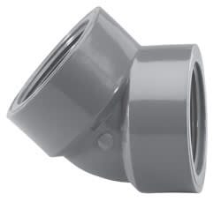 1" 45 Elbow PVC Sch. 80 FPT | 819-010