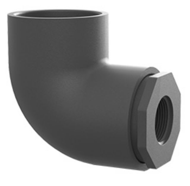 Sch 80 PVC Reducing Elbow 3/4" x 1/2" Socket x Fipt 90 Degrees | 807-101