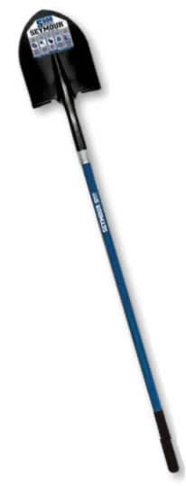 S500 Round Point Shovelfiberglass Handle | 45100